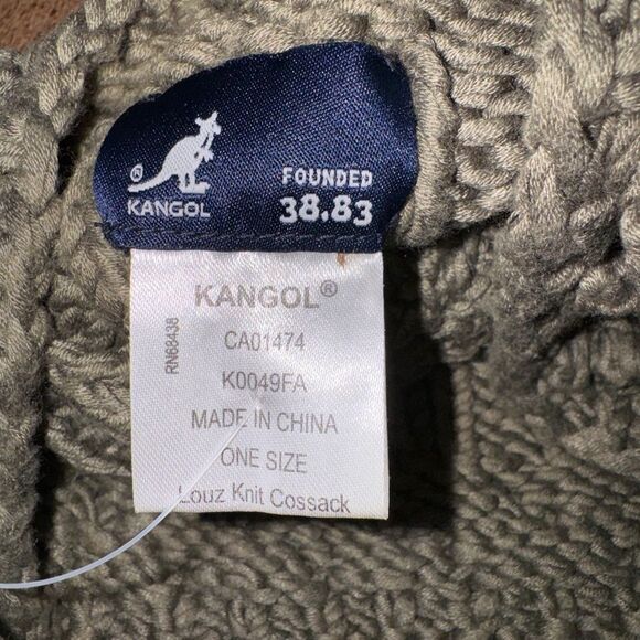 Kangol louz knit cassock hat beanie green NWT - Picture 4 of 5